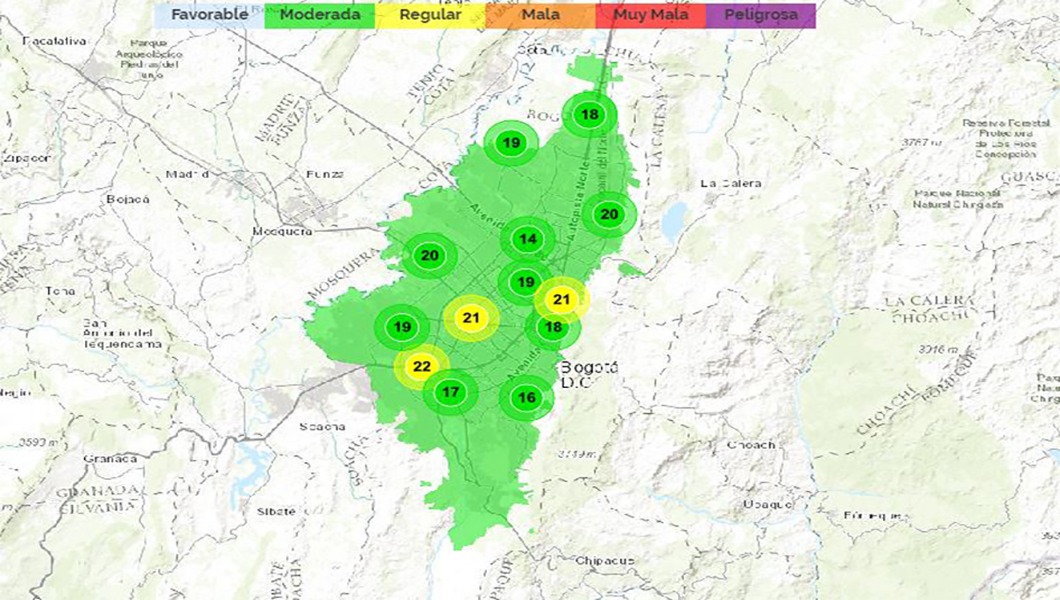 Reporte jueves, Incendios en regiones inciden de nuevo en la calidad del aire de Bogotá