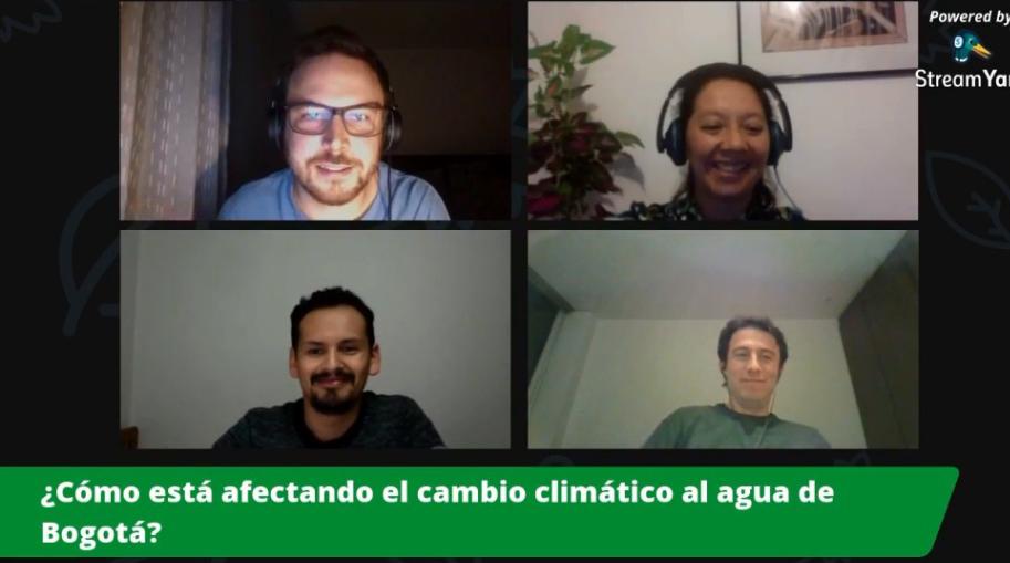 Con la participación de más de 50 personas se llevó a cabo el conversatorio Cómo está afectando el cambio climático al agua de Bogotá