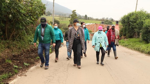 Distrito realizó recorrido por el borde urbano-rural de Ciudad Bolívar
