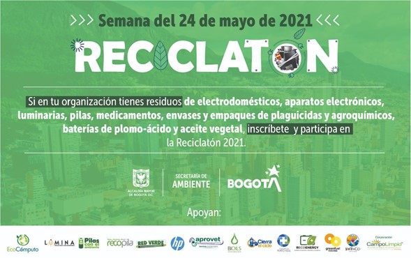 Secretaría de Ambiente invita a empresas privadas y entidades públicas a participar en nueva jornada de 'Reciclatón'