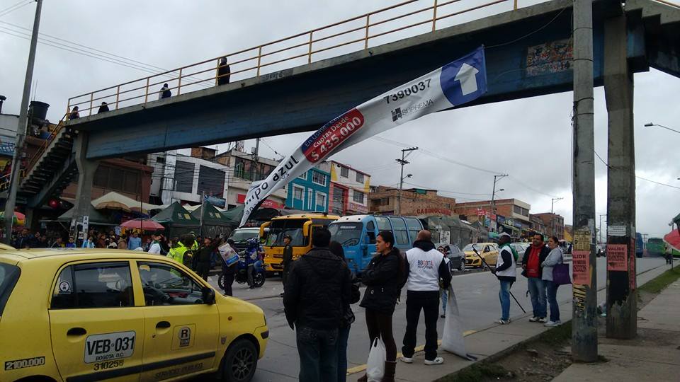 SDA ha desmontado más de 1400 elementos de publicidad exterior visual ilegal en Bogotá este año