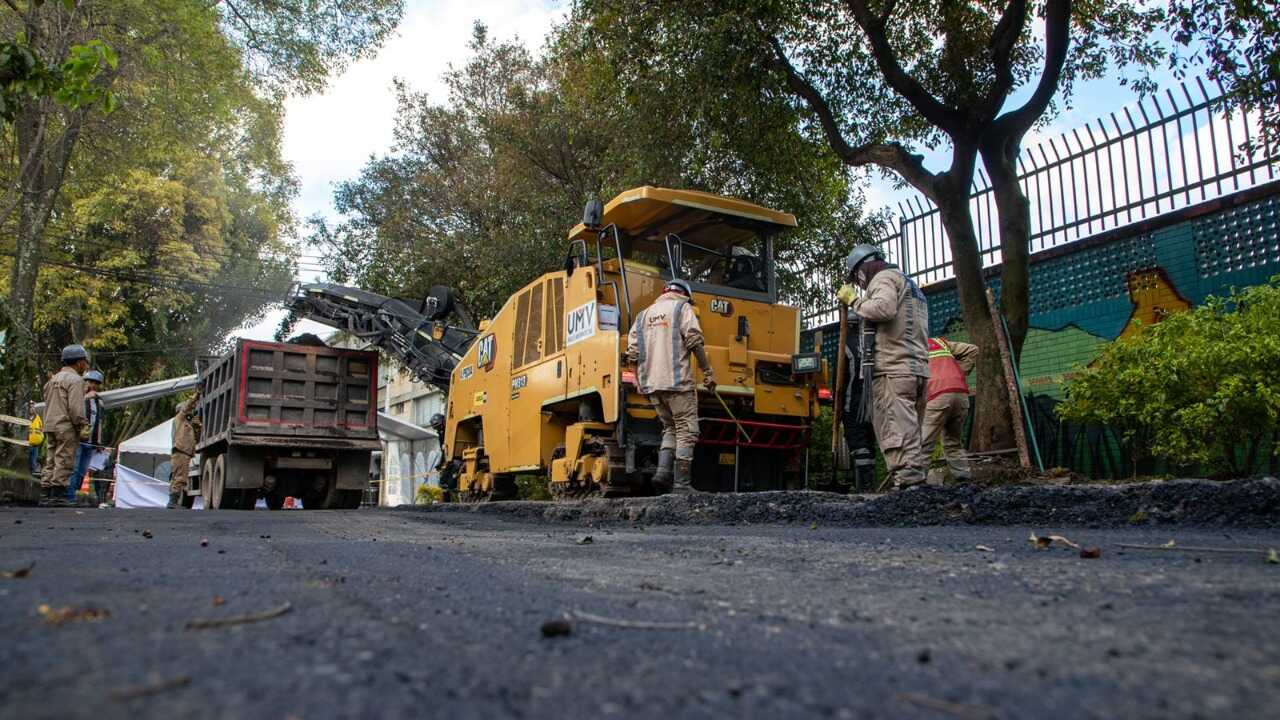 La recuperación de la malla vial es una de las acciones que se harán en las zonas específicas para mejorar la calidad del aire