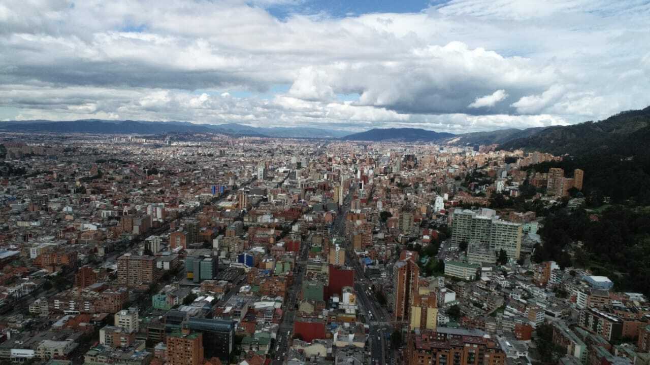 Panorámica de la ciudad de Bogotá
