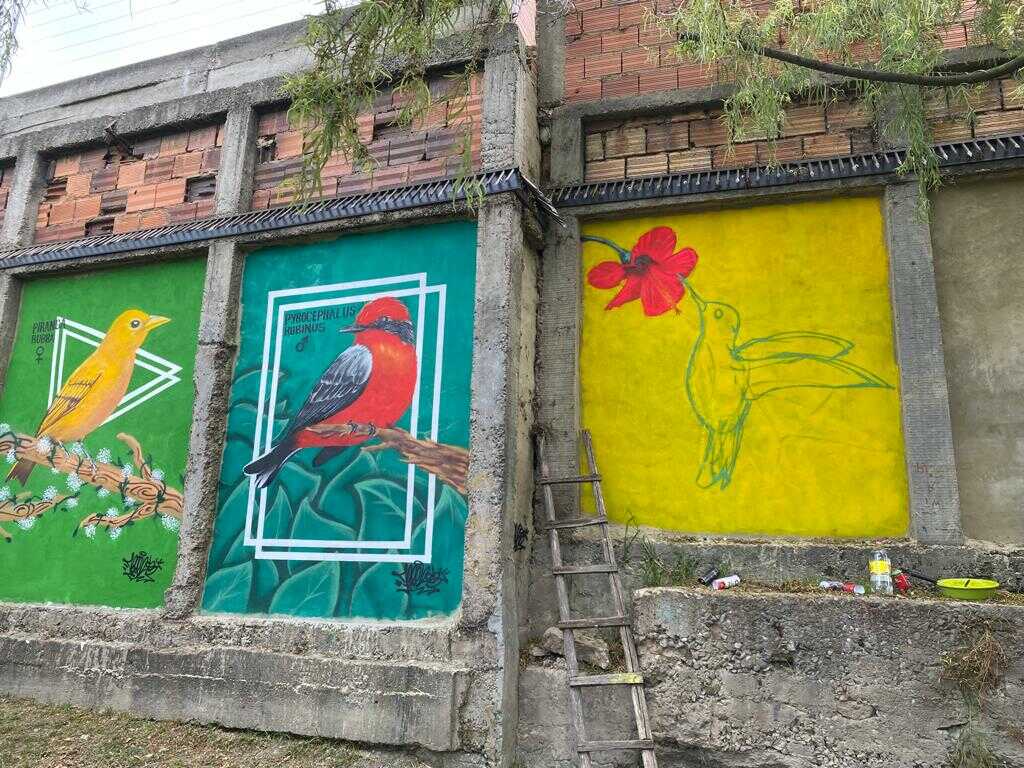 Murales de aves 