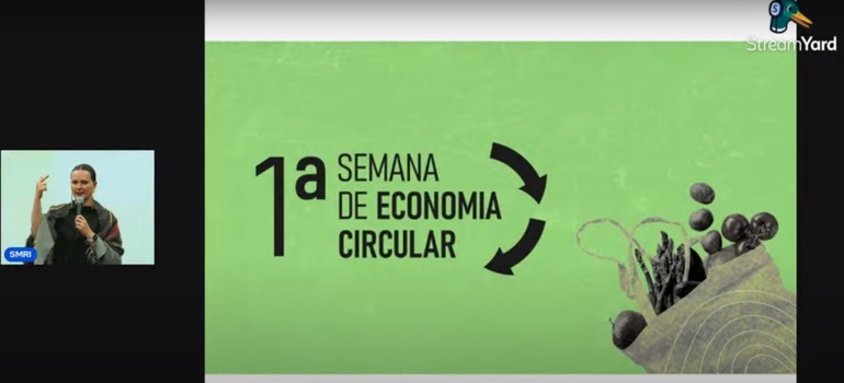Presentación secretaria de Ambiente en foro en Brasil