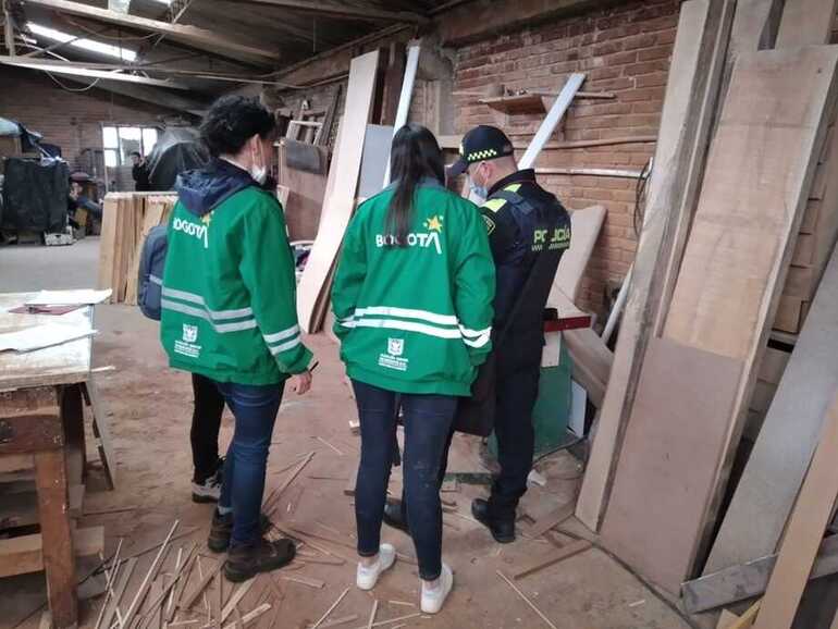 Operativos de control contra el tráfico ilegal de maderas en Bogotá