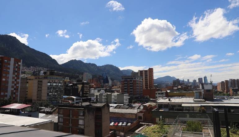 panorámica de la ciudad de Bogotá