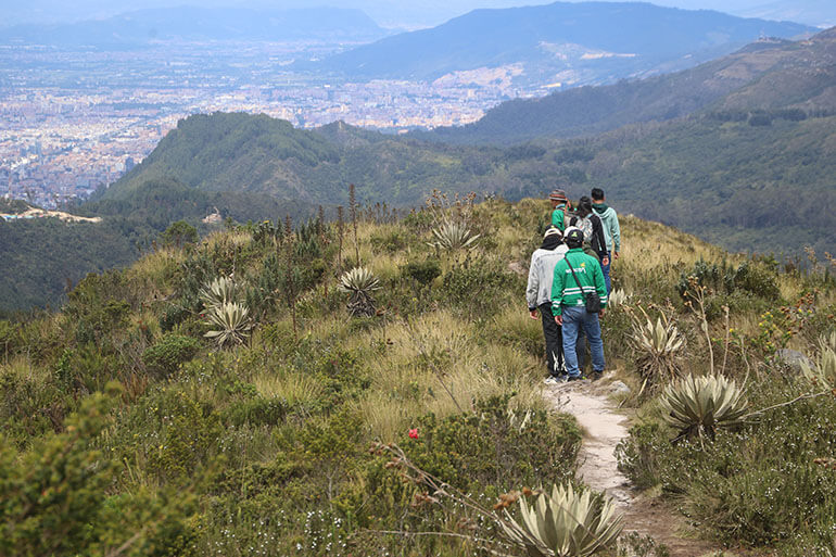 Distrito habilita tres caminos en los Cerros Orientales