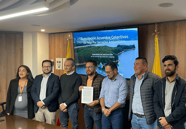 Bogotá y Cundinamarca firman un nuevo pago por servicio ambiental para la conservación del agua en la región