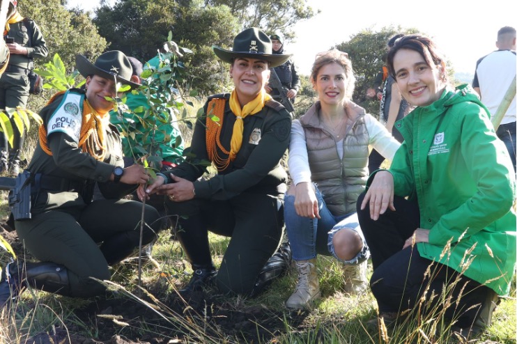 La Secretaría de Ambiente y El Tiempo trabajan en equipo en la restauración y protección de los cerros orientales